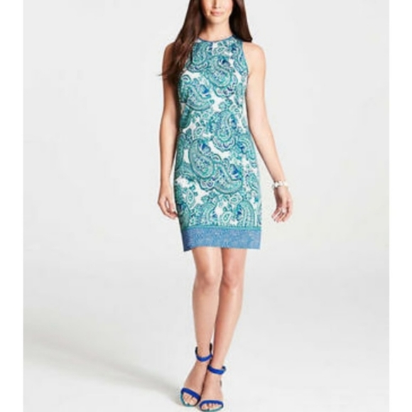 Ann Taylor Dresses & Skirts - Ann Taylor Paisley Shift Dress Size 6